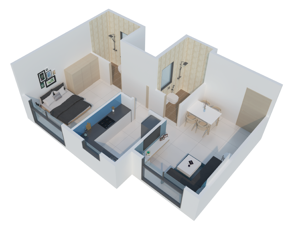 NeoHomes 1 BHK
