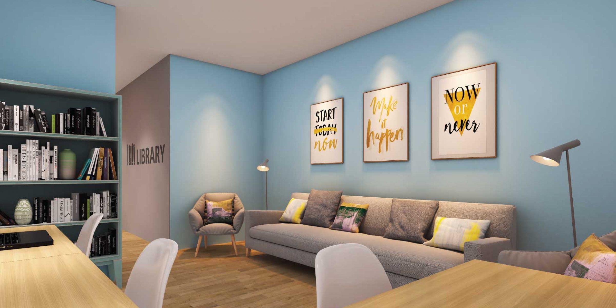 Library and W-fi Zone at NeoValley