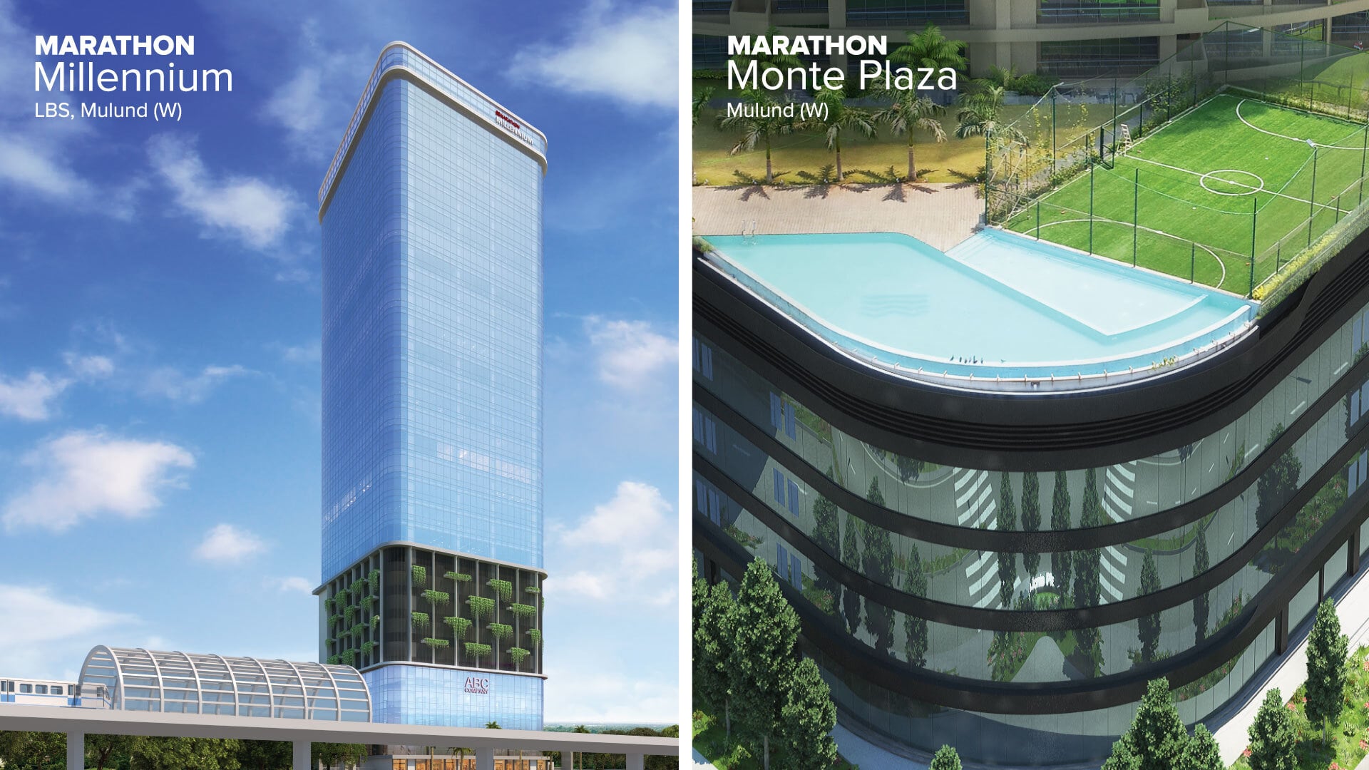 Marathon Millennium and Marathon Monte Plaza, Mulund West