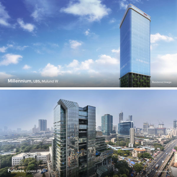 Marathon Millennium, Mulund W and Marathon Futurex, Lower Parel